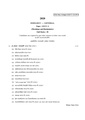 CU-2020 B.Sc. (General) Zoology Semester-III Paper-CC3-GE3 QP.pdf