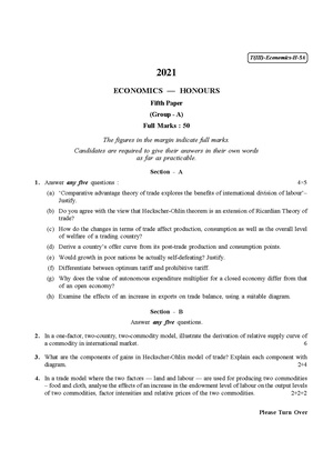 CU-2021 B.A. B.Sc. (Honours) Economics Part-III Paper-V (Group-A) QP.pdf