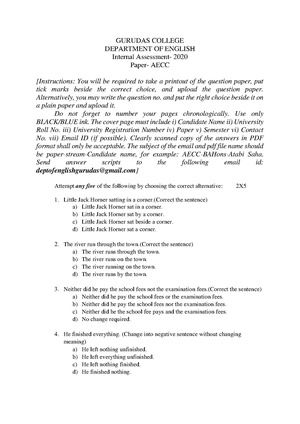 GC-2020 B.A. (Honours) English Semester-I Paper-AECC-1 IA QP.pdf