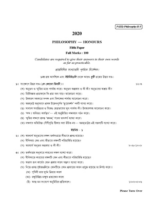 CU-2020 B.A. (Honours) Philosophy Part-III Paper-V QP.pdf