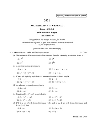 CU-2021 B.Sc. (General) Mathematics Semester-IV Paper-SEC-B-1 QP.pdf