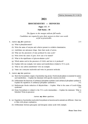 CU-2021 B.Sc. (Honours) Biochemistry Semester-IV Paper-CC-9 QP.pdf