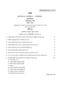 CU-2020 B.A. (General) Political Science Part-III Paper-IV (Set-3) QP.pdf