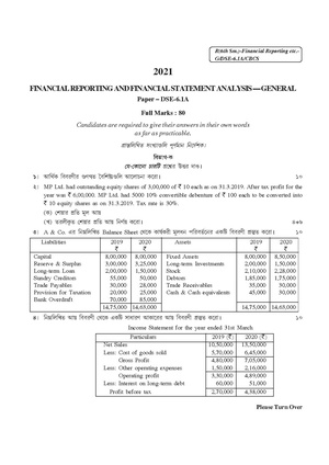 CU-2021 B. Com. (General) Financial Reporting Semester-VI Paper-DSE-6.1A QP.pdf