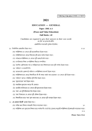 CU-2021 B.A. (General) Education Semester-5 Paper-DSE-A-1 QP.pdf