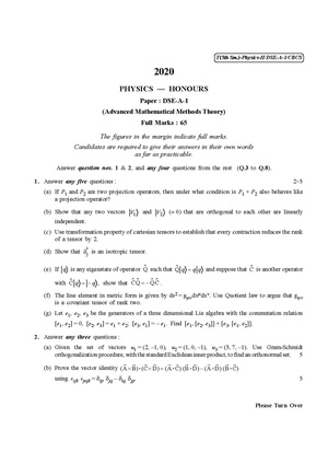CU-2020 B.Sc. (Honours) Physics Semester-V Paper-DSE-A-1 QP.pdf