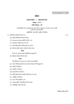 CU-2021 B.A. (Honours) History Semester-1 Paper-CC-2 QP.pdf