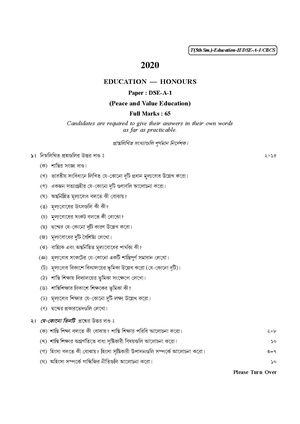 CU-2020 B.A. (Honours) Education Semester-V Paper-DSE-A-1 QP.pdf