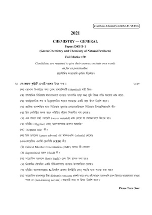 CU-2021 B.Sc. (General) Chemistry Semester-VI Paper-DSE-B-1 QP.pdf