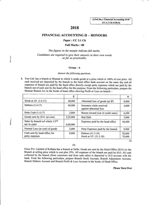 CU-2018 B. Com. (Honours) Financial Accounting-II Semester-III Paper-CC-3.1Ch QP.pdf