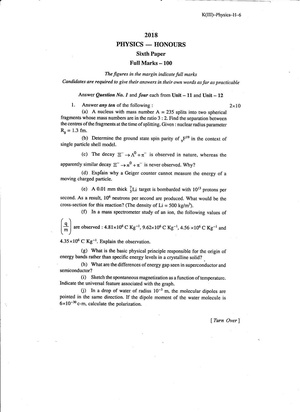CU-2018 B.Sc. (Honours) Physics Paper-VI QP.pdf