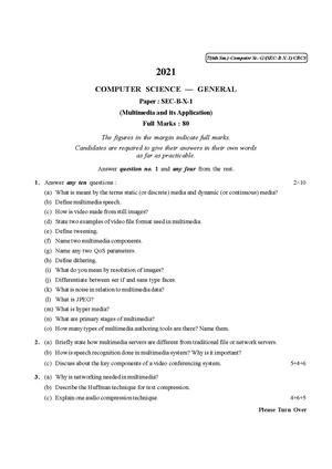 CU-2021 B.Sc. (General) Computer Science Semester-VI Paper-SEC-B-X-1 QP.pdf