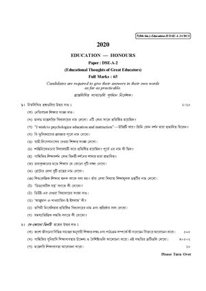 CU-2020 B.A. (Honours) Education Semester-V Paper-DSE-A-2 QP.pdf