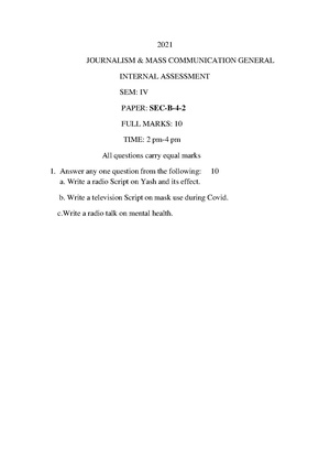 GC-2021 B.A. (General) Journalism Semester-IV Paper-SEC-B-2 IA QP.pdf