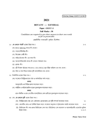 CU-2021 B.Sc. (General) Botany Semester-3 Paper-CC3-GE3 QP.pdf