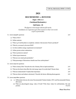 CU-2021 B.Sc. (Honours) Biochemistry Semester-5 Paper-DSE-A-1 QP.pdf