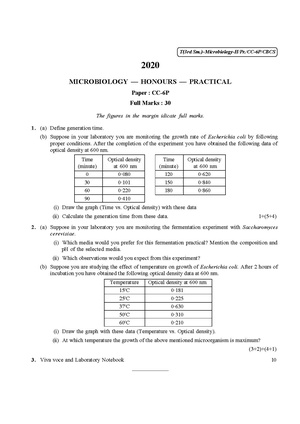 CU-2020 B.Sc. (Honours) Microbiology Semester-III Paper-CC-6P Practical QP.pdf