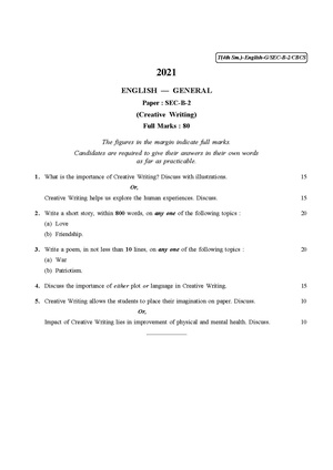 CU-2021 B.A. (General) English Semester-IV Paper-SEC-B-2 QP.pdf