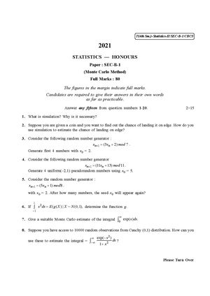 CU-2021 B.Sc. (Honours) Statistics Semester-IV Paper-SEC-B-1 QP.pdf