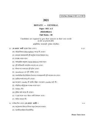 CU-2021 B.Sc. (General) Botany Semester-3 Paper-SEC-A-2 QP.pdf