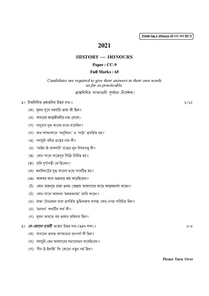CU-2021 B.A. (Honours) History Semester-IV Paper-CC-9 QP.pdf