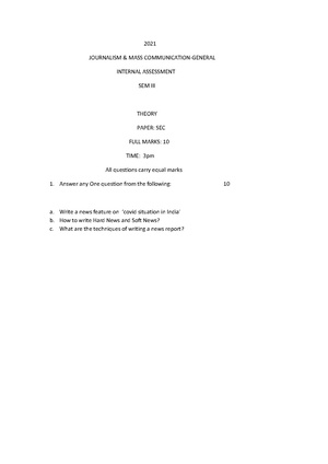 GC-2021 B.A. (General) Journalism Semester-III Paper-SEC IA QP.pdf
