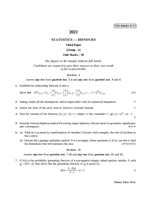 CU-2021 B.Sc. (Honours) Statistics Part-II Paper-IIIA QP.pdf