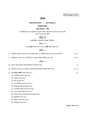 CU-2020 B.A. (General) Sociology Part-III Paper-IV (Set-1) QP.pdf