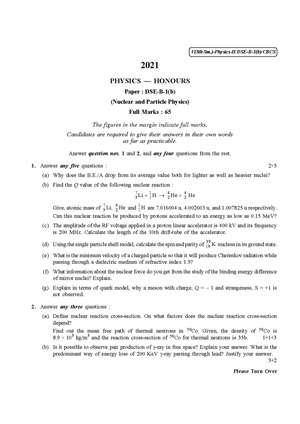 CU-2021 B.Sc. (Honours) Physics Semester-5 Paper-DSE-B-1(b) QP.pdf