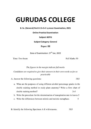 GC-2021 B.Sc (General) Botany Part-II Paper-IIIP Practical QP.pdf