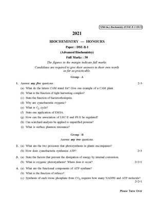 CU-2021 B.Sc. (Honours) Biochemistry Semester-5 Paper-DSE-B-1 QP.pdf