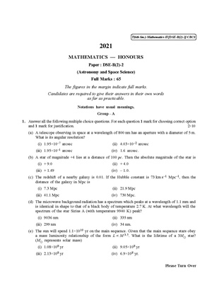 CU-2021 B.Sc. (Honours) Mathematics Semester-VI Paper-DSE-B(2)-2 QP.pdf