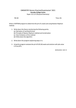 GC-2021 B.Sc. (Honours) Chemistry Semester-5 Paper-CC-11P QP.pdf