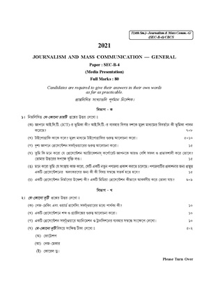 CU-2021 B.A. (General) Journalism Semester-IV Paper-SEC-B-4 QP.pdf