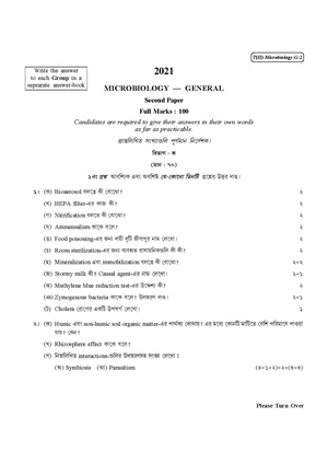 CU-2021 B.Sc. (General) Microbiology Part-II Paper-II QP.pdf