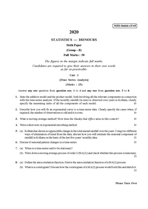 CU-2020 B.Sc. (Honours) Statistics Part-III Paper-VI Group-B QP.pdf