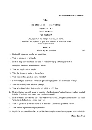 CU-2021 B.A. B.Sc. (Honours) Economics Semester-3 Paper-SEC-A-1 QP.pdf
