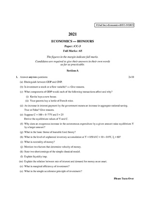 CU-2021 B.A. B.Sc. (Honours) Economics Semester-II Paper-CC-3 QP.pdf