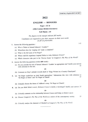 CU-2022 B.A. (Honours) English Semester-4 Paper-CC-8 QP.pdf