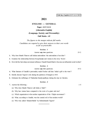 CU-2021 B.Sc. (General) English Semester-IV Paper-LCC-2-1 QP.pdf