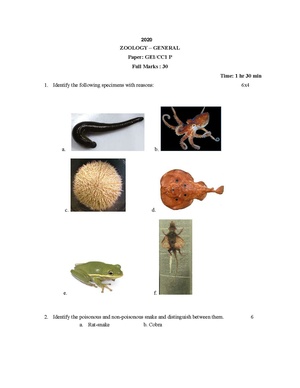 GC-2020 B.Sc. (General) Zoology Semester-I Paper-CC-1P Practical QP.pdf