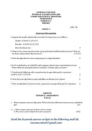 GC-2020 B.Sc. (Honours) Computer Science Semester-II Paper-CC-3 QP.pdf