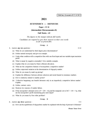CU-2021 B.A. B.Sc. (Honours) Economics Semester-IV Paper-CC-8 QP.pdf