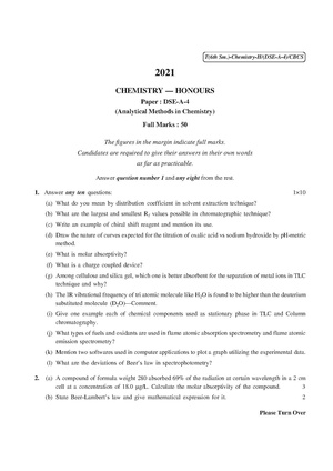 CU-2021 B.Sc. (Honours) Chemistry Semester-VI Paper-DSE-A-4 QP.pdf