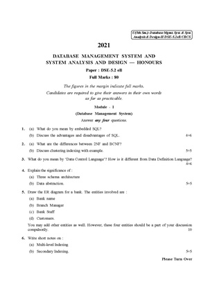 CU-2021 B. Com. (Honours) DBMS Semester-5 Paper-DSE-5.2eB QP.pdf