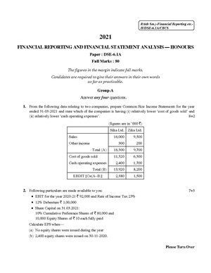CU-2021 B. Com. (Honours) Financial Reporting Semester-VI Paper-DSE-6.1A QP.pdf