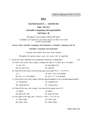 CU-2021 B.Sc. (Honours) Mathematics Semester-IV Paper-SEC-B-2 QP.pdf