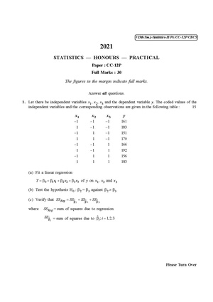 CU-2021 B.Sc. (Honours) Statistics Semester-5 Paper-CC-12P QP.pdf