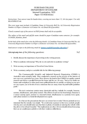 GC-2021 B.A. (General) English Semester-IV Paper-CC4-GE4 IA QP.pdf