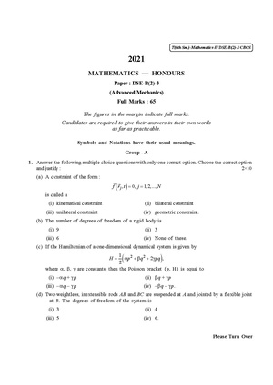 CU-2021 B.Sc. (Honours) Mathematics Semester-VI Paper-DSE-B(2)-3 QP.pdf